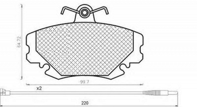 MAGNETI MARELLI 430216171182 -  Комплект тормозных колодок, дисковый тормоз